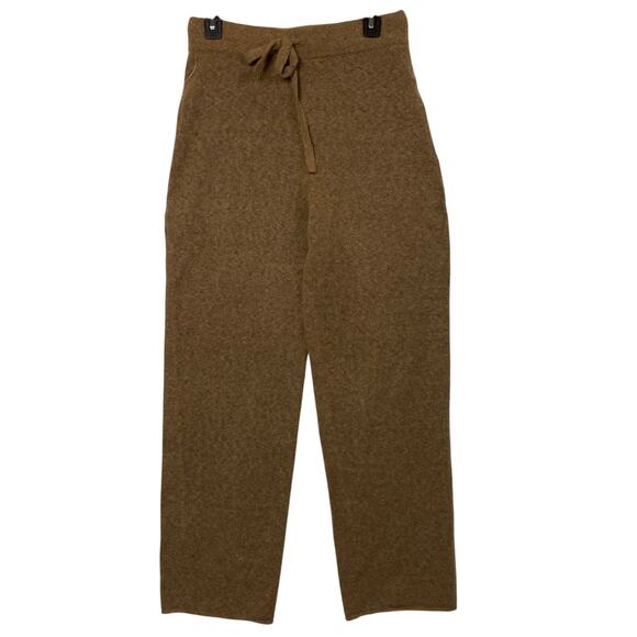 Everlane Cozy Stretch Straight Leg Sweatpant Wool Blend Toasted Coconut Small - Picture 2 of 9